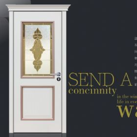 沃格生態(tài)門(mén)系列V-T03（玻）白門(mén)金線(xiàn)