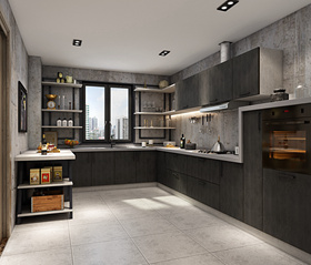 工業(yè)風(fēng)系列廚房